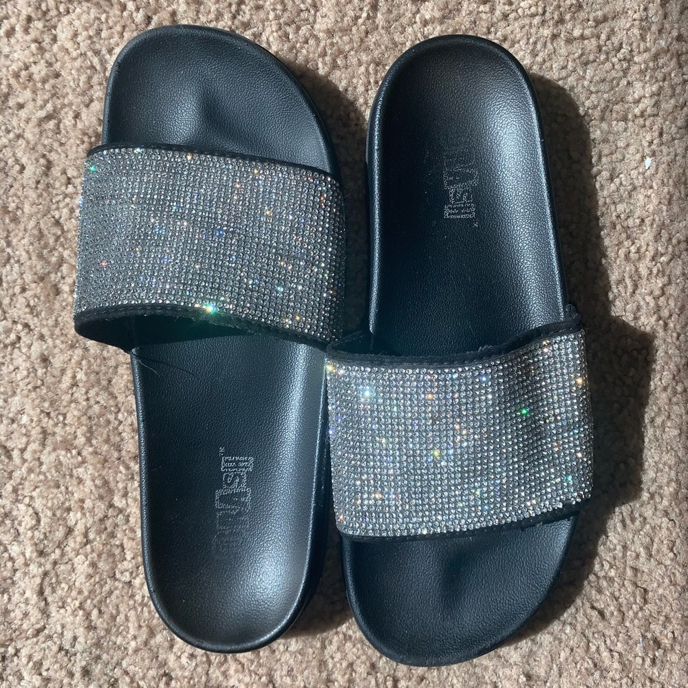 Diamond Studded Slides